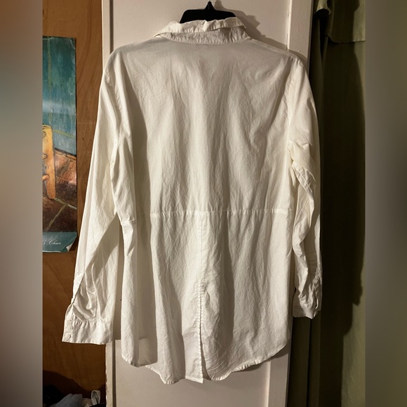 Cato Asymmetrical Poplin Shirt - Picture 2 of 4